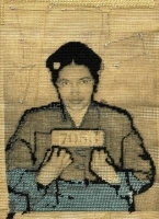 Rosa Parks - 22*32 cm-2011 - impression sur canevas